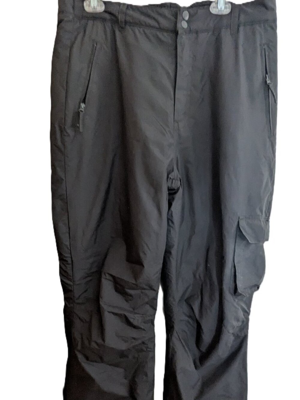 Sport Essentials Men’s Ski Snowboard Pants Size XL Zip Pockets Stretch Waist